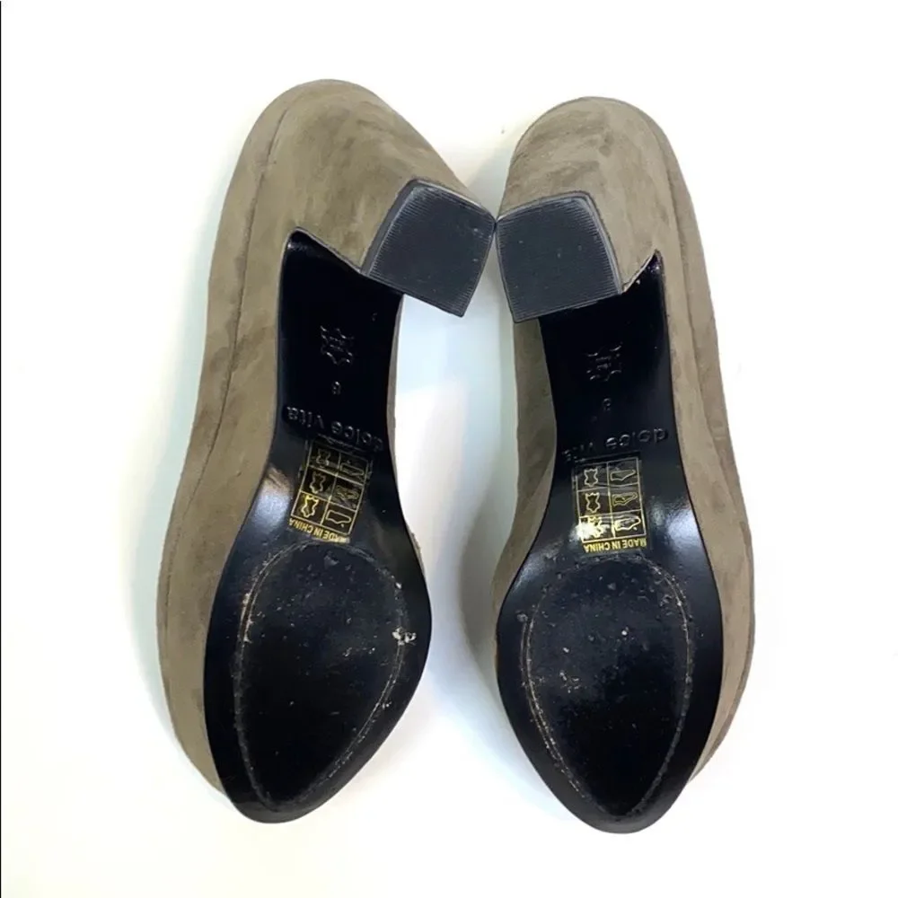 Dolce Vita Suede Platform Pumps Size 8